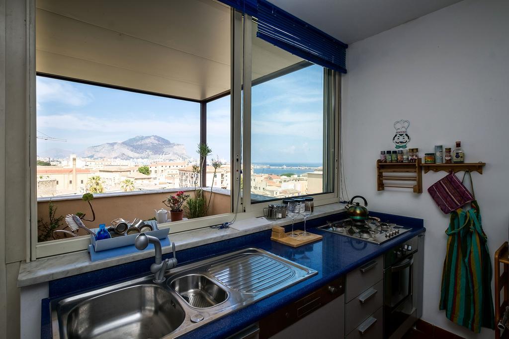 Panoramica Blu Villa Палермо Екстериор снимка